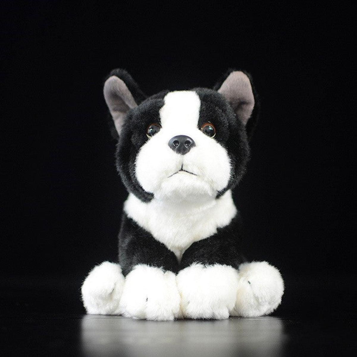 Bulldogge Kuscheltier 17 cm – Realistisches Plüsch Hund Stofftier