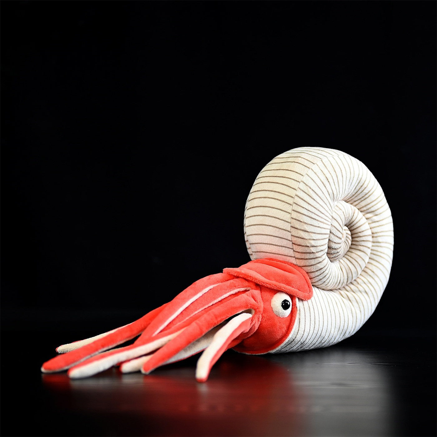 Ammonit Kuscheltier 40 cm – Realistisches Plüschtier Urzeit Tier Stofftier