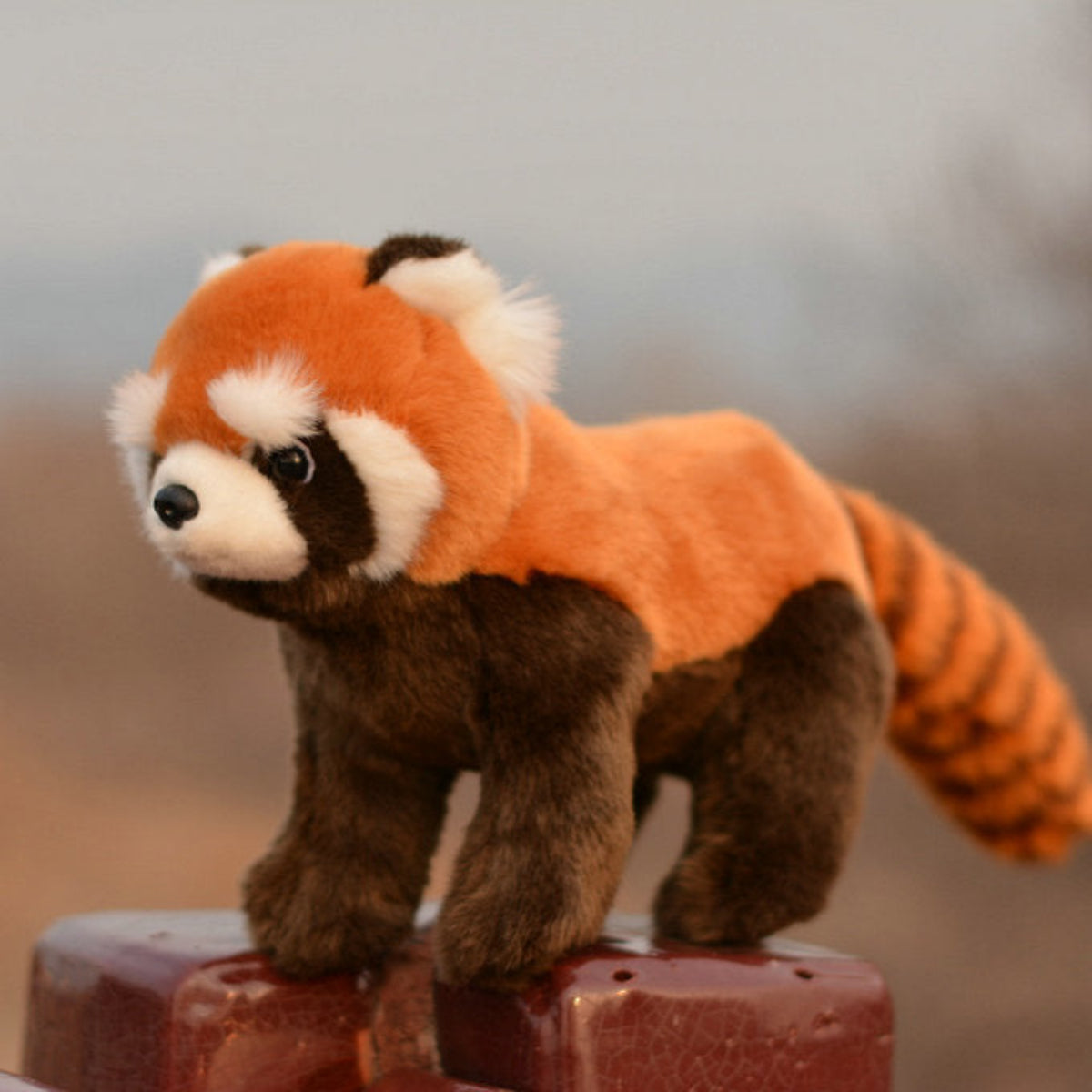 Biegbares Plüschtier Fuchs 28 cm – Realistisches Stofftier
