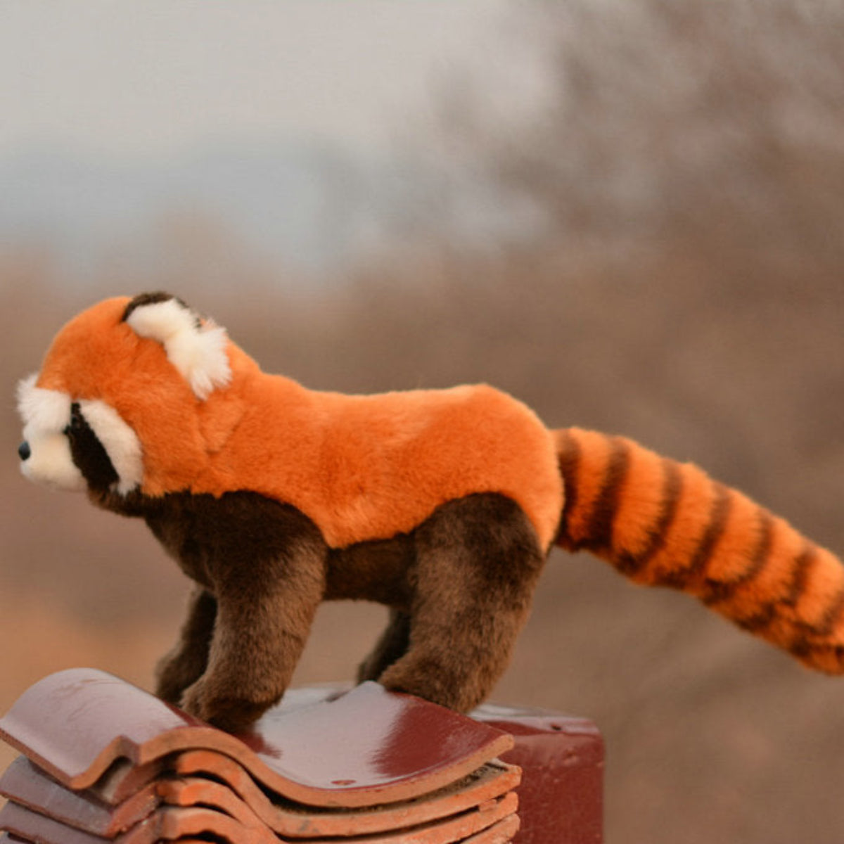 Biegbares Plüschtier Fuchs 28 cm – Realistisches Stofftier