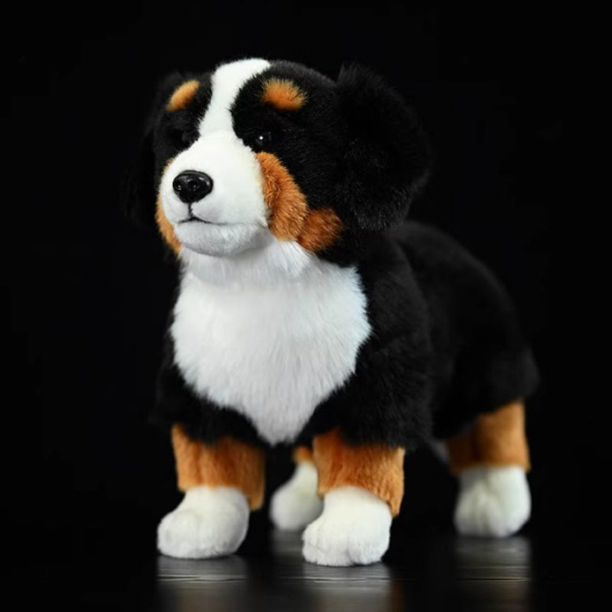 Berner Sennenhund Kuscheltier 30 cm – Weiches Plüsch Hund Stofftier
