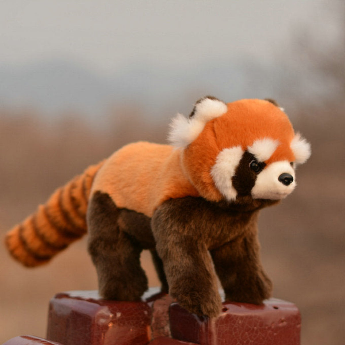 Biegbares Plüschtier Fuchs 28 cm – Realistisches Stofftier