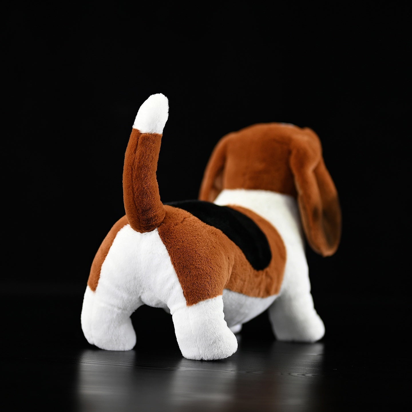 Basset Hound Kuscheltier 30 cm – Realistisches Plüschtier Hund Stofftier