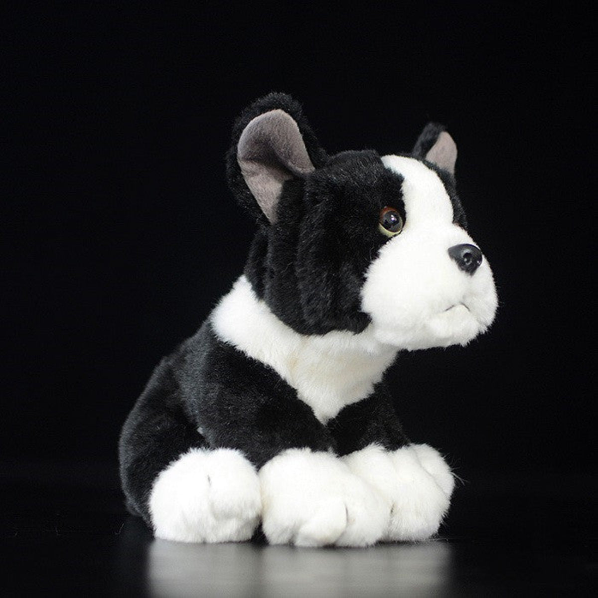 Bulldogge Kuscheltier 17 cm – Realistisches Plüsch Hund Stofftier