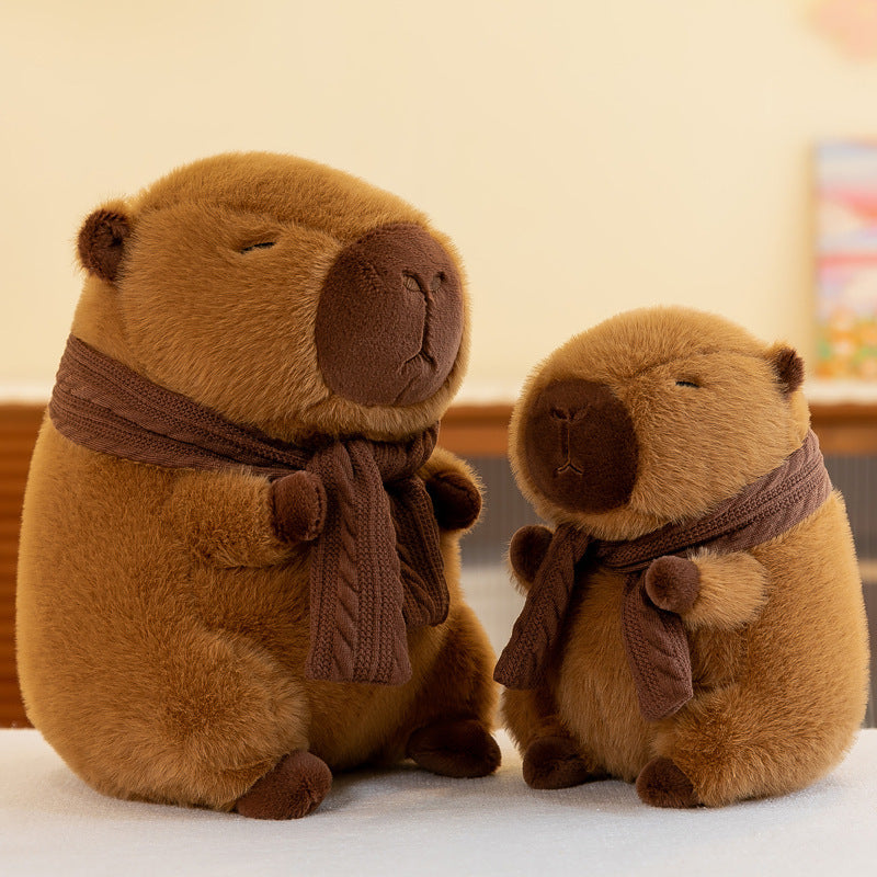Capybara Kuscheltier - 35 cm Plüschfigur weiches Stofftier