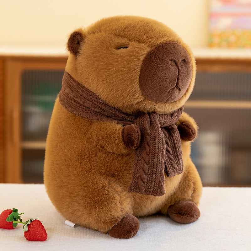 Capybara Kuscheltier - 35 cm Plüschfigur weiches Stofftier
